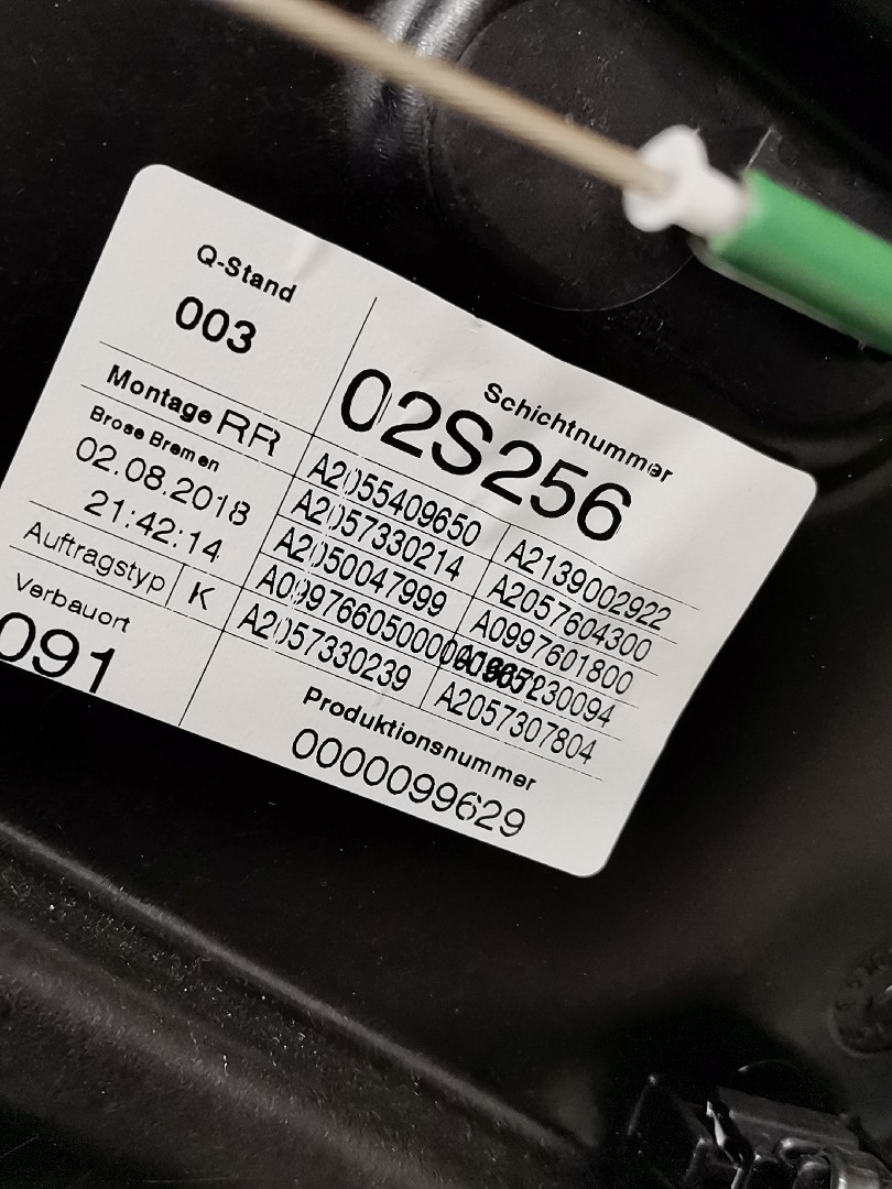 Elevador de Vidro Tras Direito MERCEDES-BENZ C-CLASS T-Model (S205) | 14 -  Imagem-2