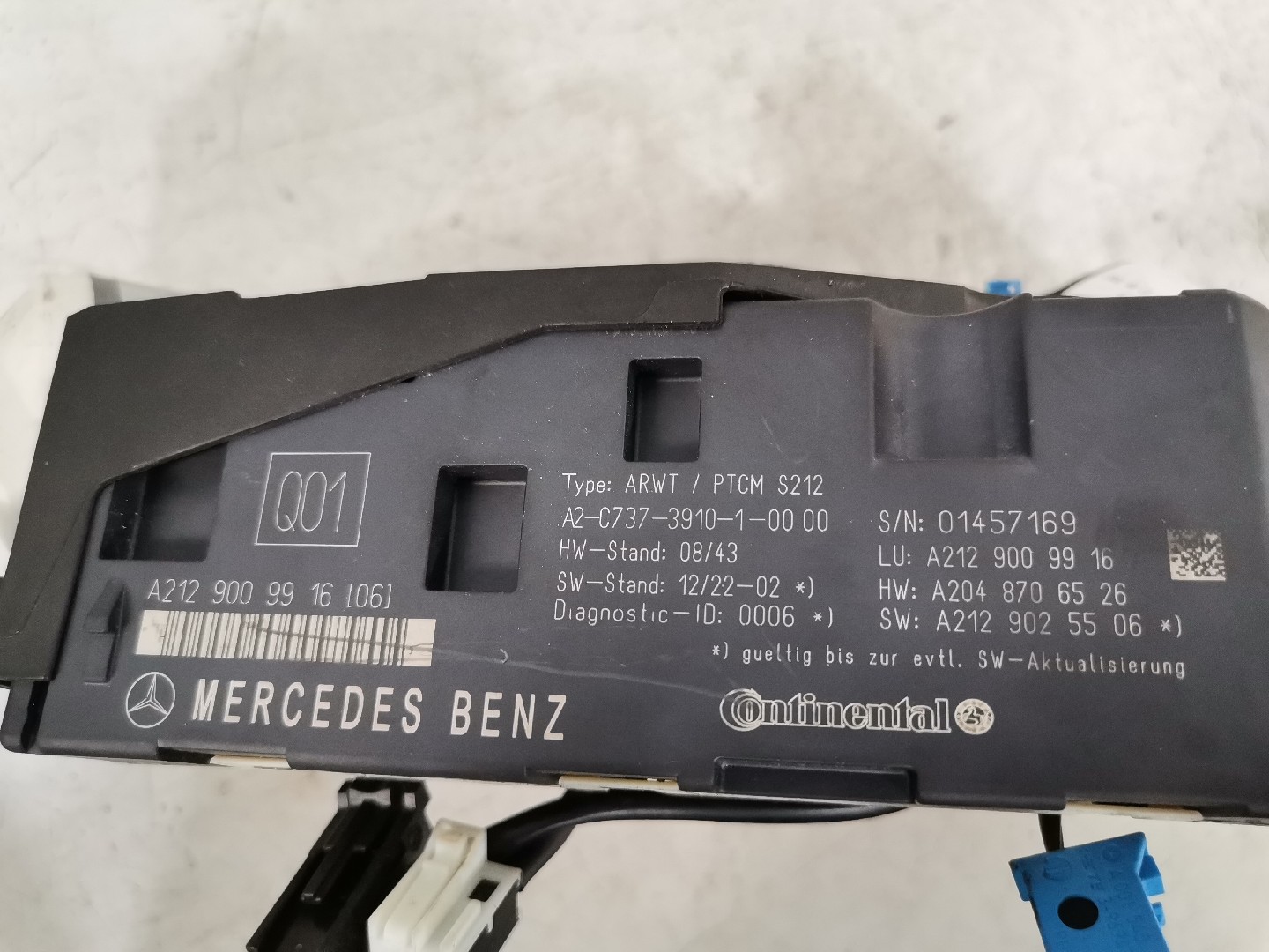 Fechadura Mala MERCEDES-BENZ E-CLASS T-Model (S212) | 09 - 16 Imagem-5