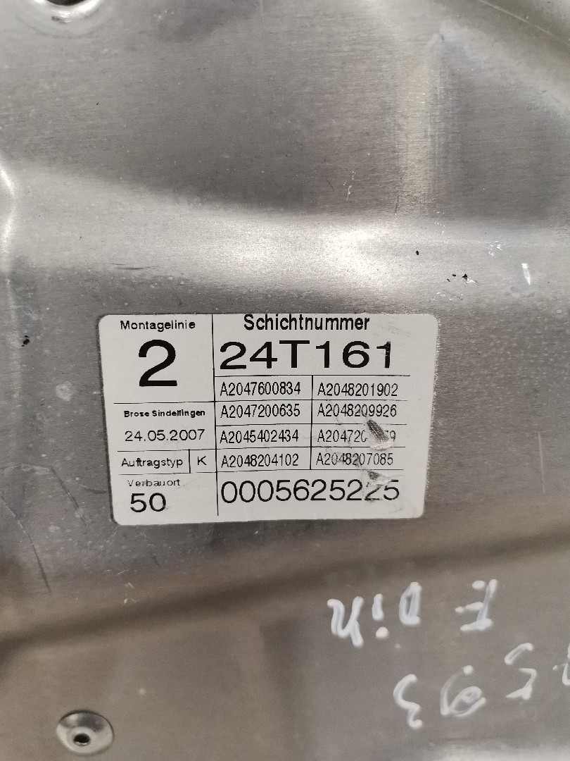 Elevador de Vidro Frente Direito  MERCEDES-BENZ C-CLASS (W204) | 07 - 15 Imagem-4