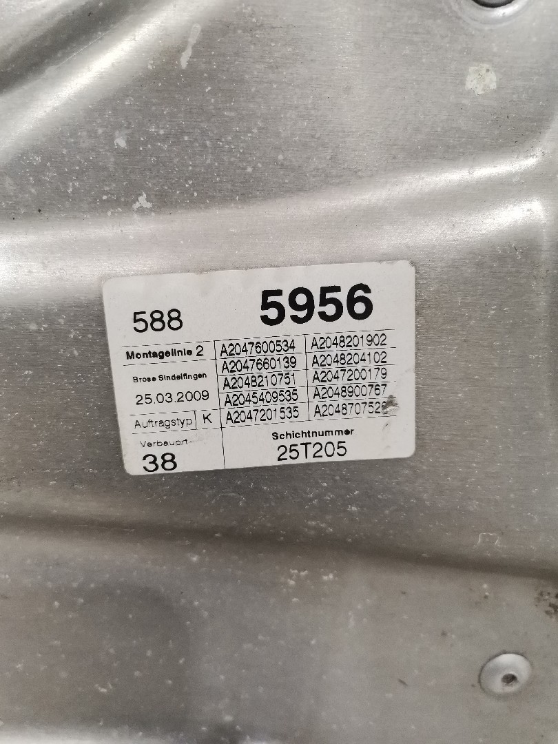 Elevador de Vidro Frente Esquerdo MERCEDES-BENZ C-CLASS (W204) | 07 - 15 Imagem-1