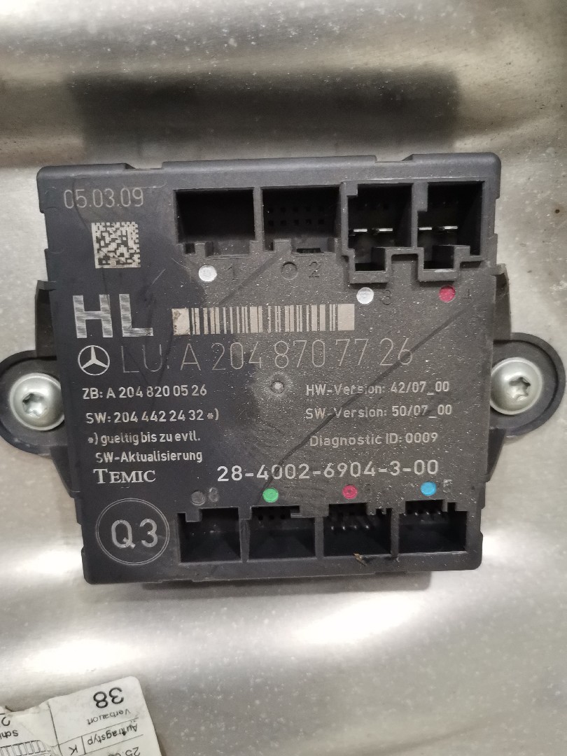 Elevador de Vidro Frente Esquerdo MERCEDES-BENZ C-CLASS (W204) | 07 - 15 Imagem-1