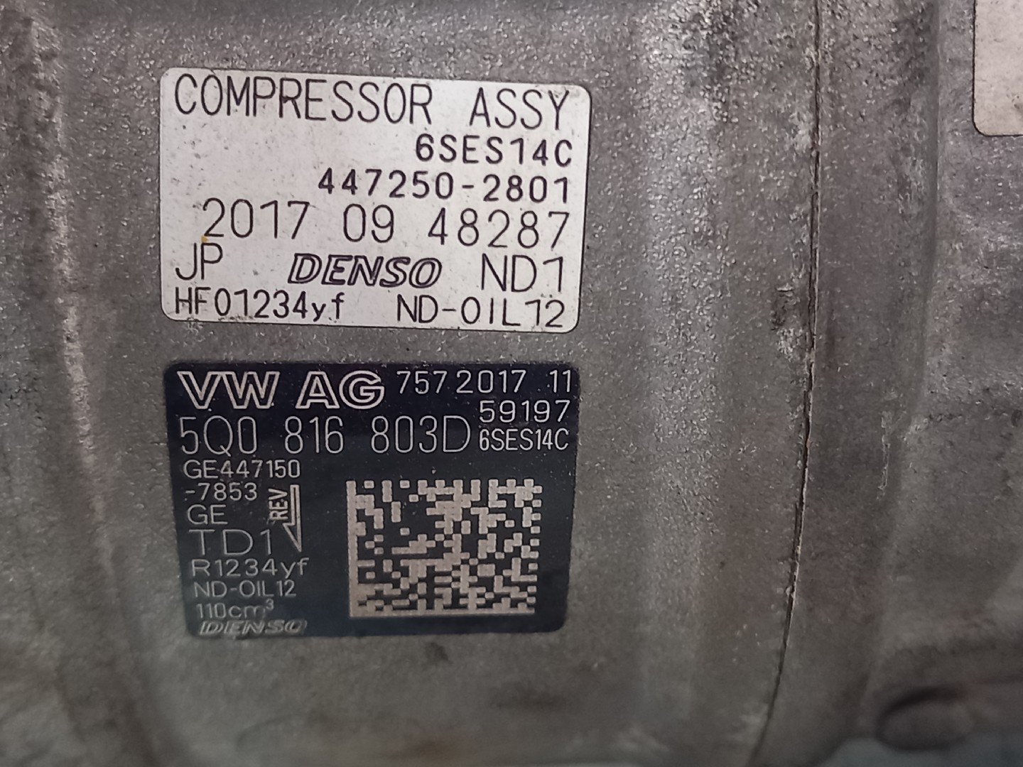 A/C Copmpressor SEAT LEON (1P1) | 05 - 13 Imagem-1