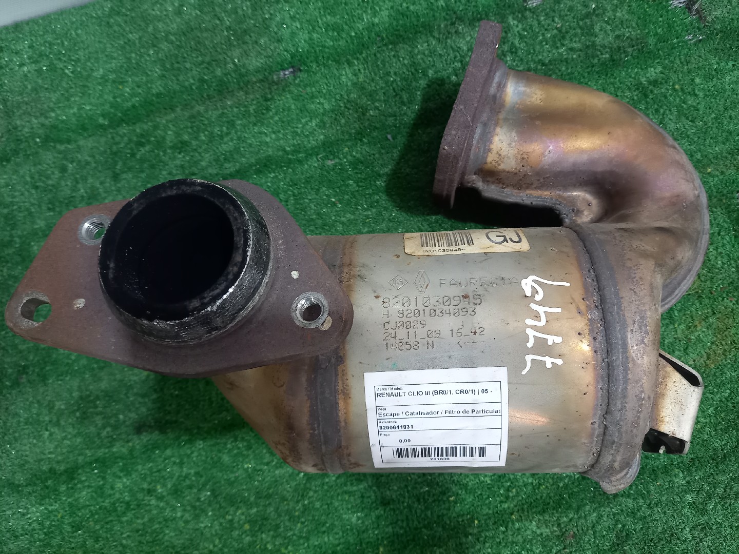 Escape / Catalisador / Filtro de Partículas RENAULT CLIO III (BR0/1, CR0/1) | 05 - 