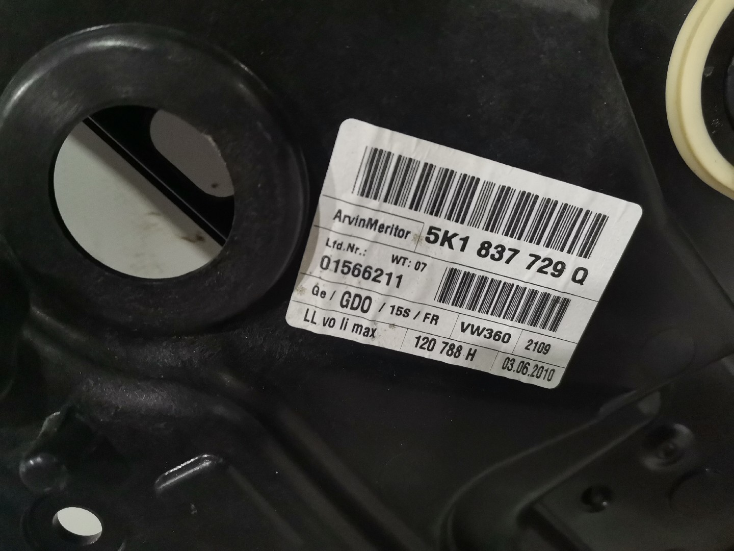 Elevador de Vidro Frente Esquerdo VOLKSWAGEN GOLF VI (5K1) | 08 - 14 Imagem-2