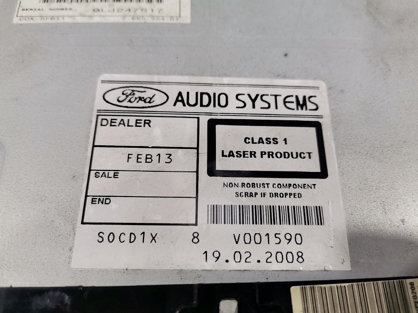 Rádio FORD FOCUS II Turnier (DA_, FFS, DS) | 04 - 12 Imagem-5