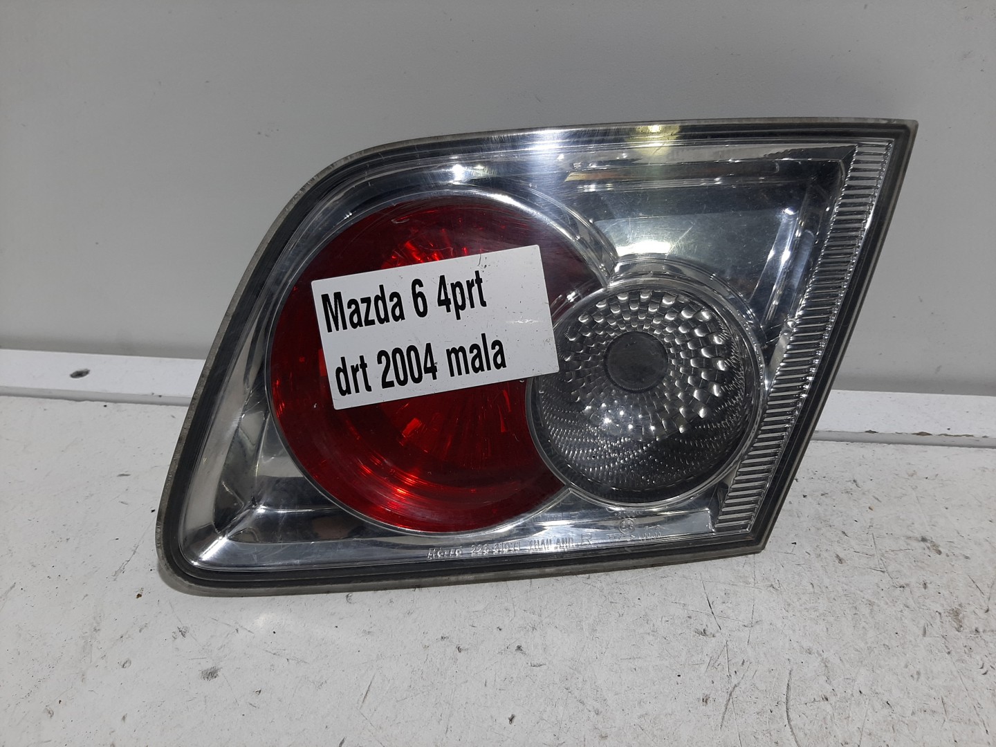 Farolim Mala Dto MAZDA 6 três volumes (GG) | 02 - 08