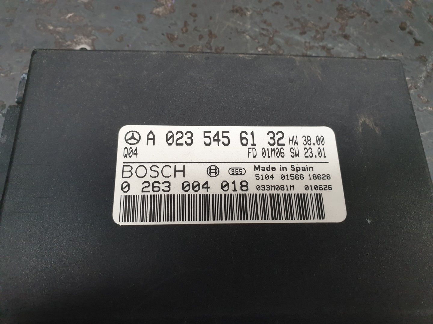 Modulo sensores de estacionamento MERCEDES-BENZ SL (R230) | 01 - 12