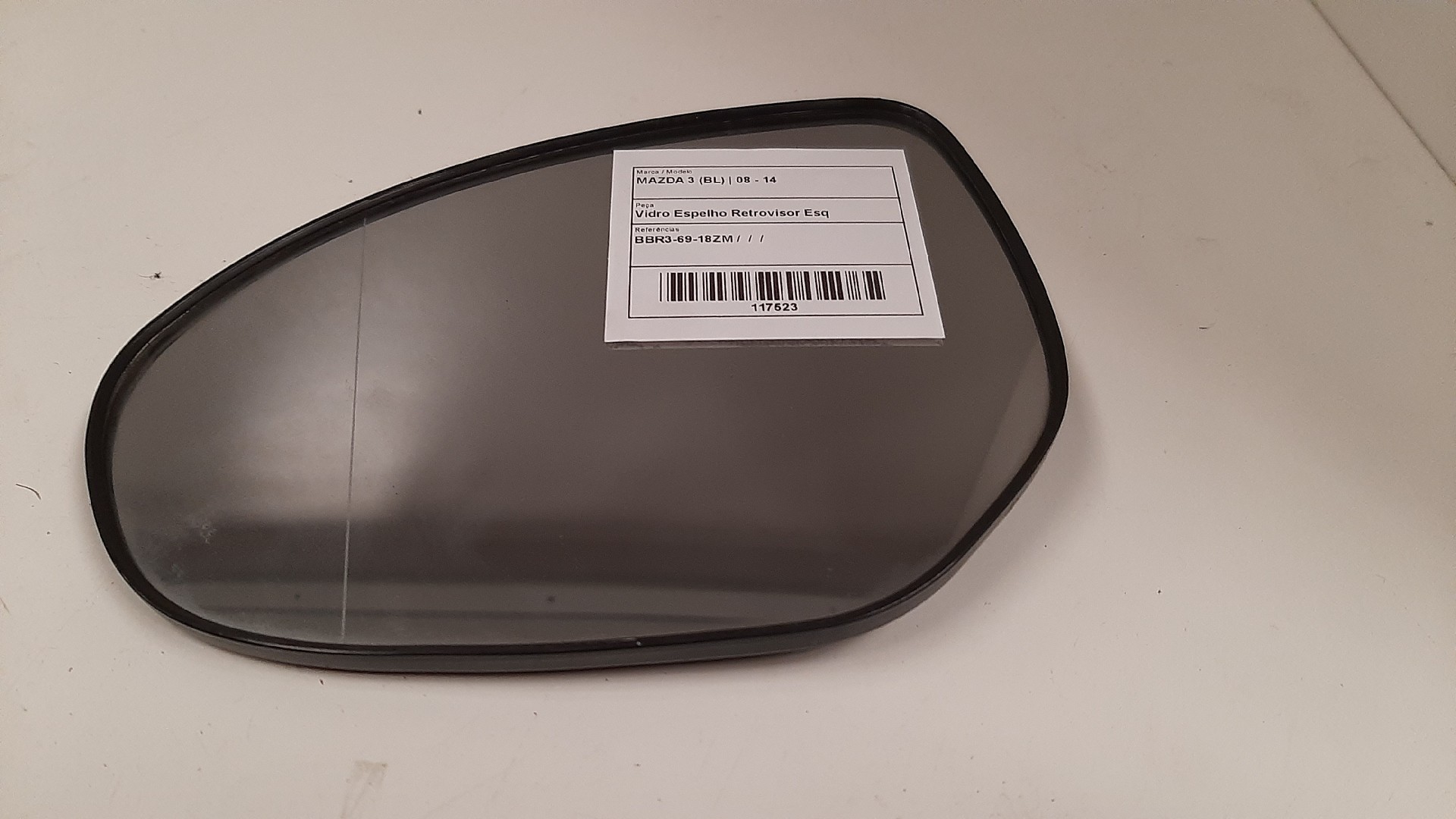 Vidro Espelho Retrovisor Esq MAZDA 3 (BL) | 08 - 14