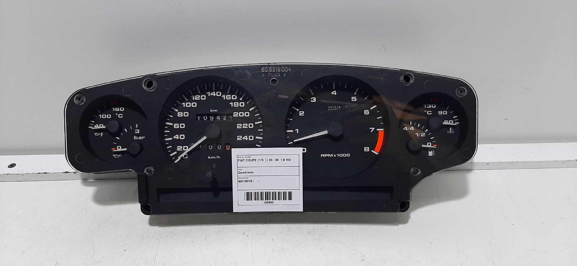 Quadrante FIAT COUPE (175_) | 93 - 00