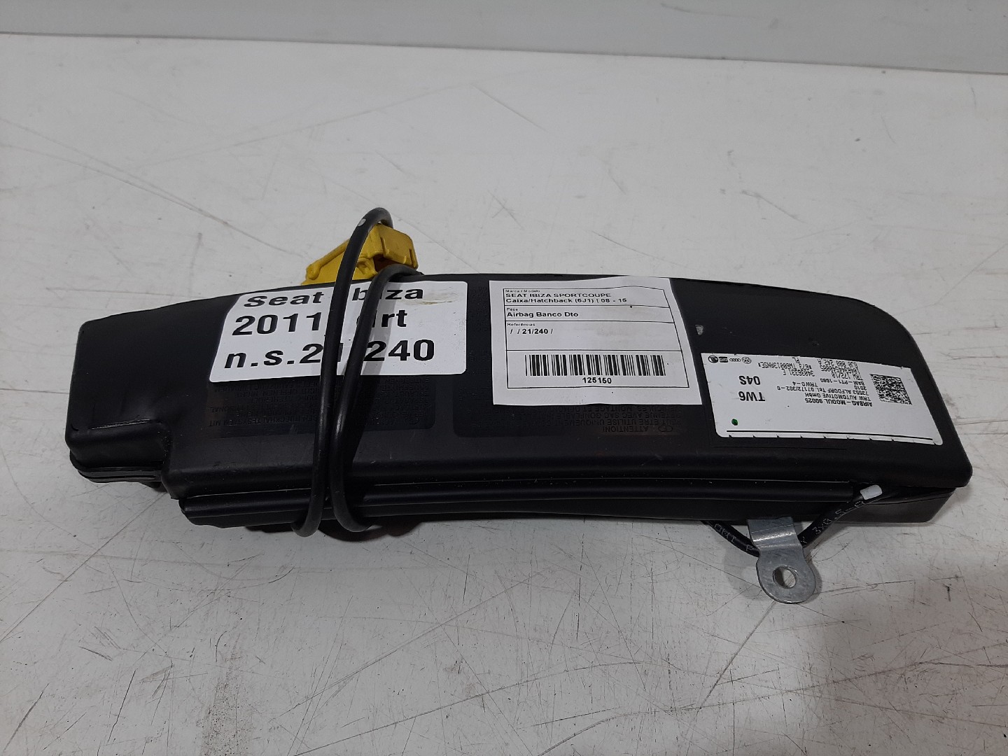 Airbag banco Frt Dto SEAT IBIZA SPORTCOUPE Caixa/Hatchback (6J1) | 08 - 15
