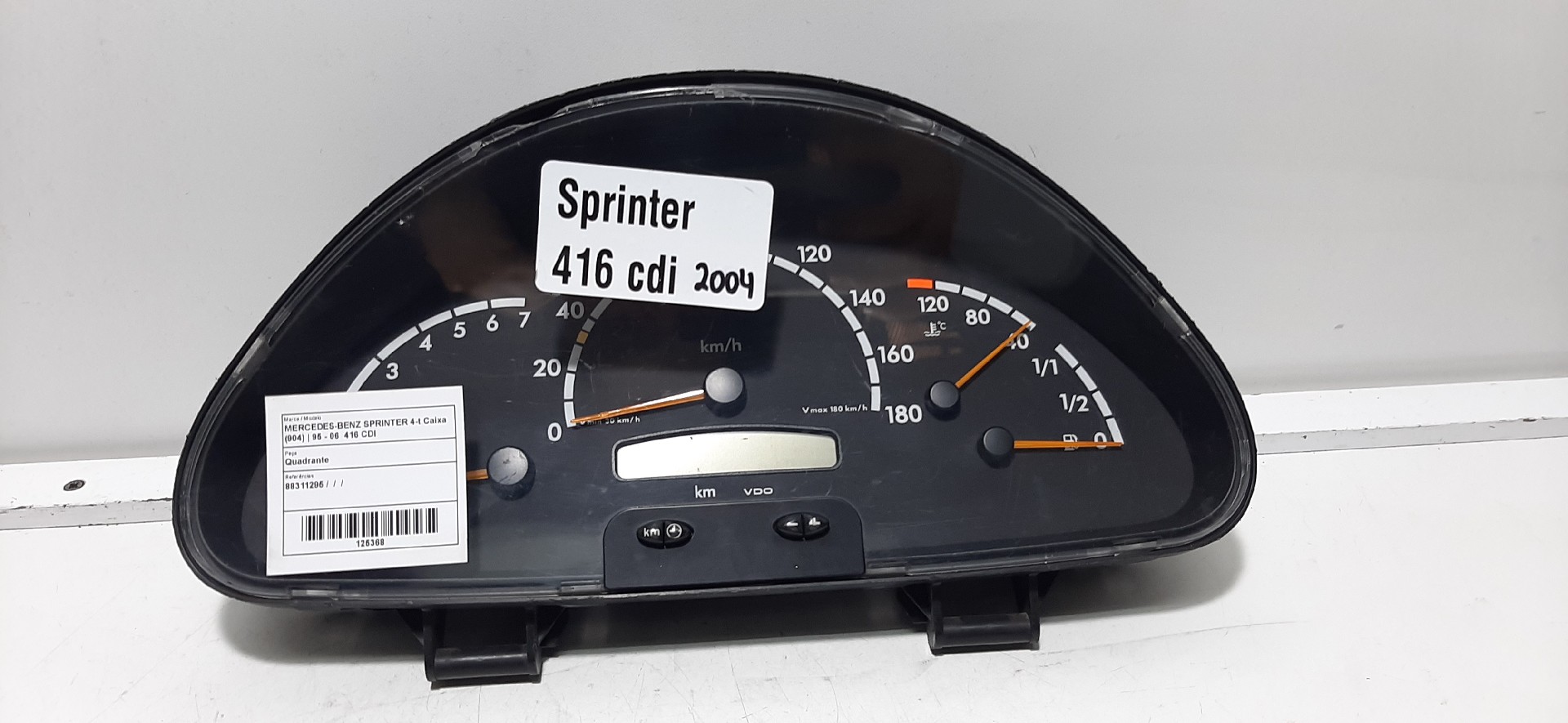 Quadrante MERCEDES-BENZ SPRINTER 4-t Caixa (904) | 95 - 06