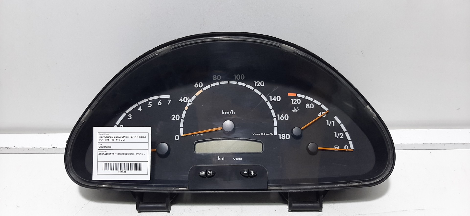 Quadrante MERCEDES-BENZ SPRINTER 4-t Caixa (904) | 95 - 06