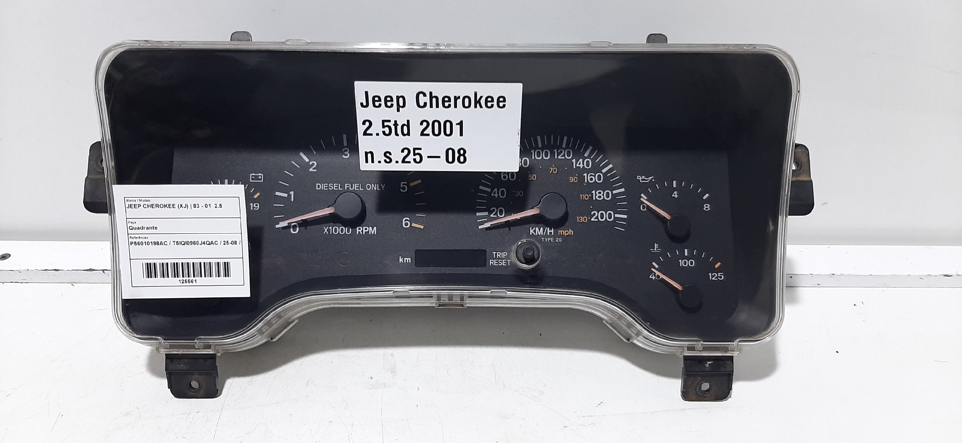 Quadrante JEEP CHEROKEE (XJ) | 83 - 01