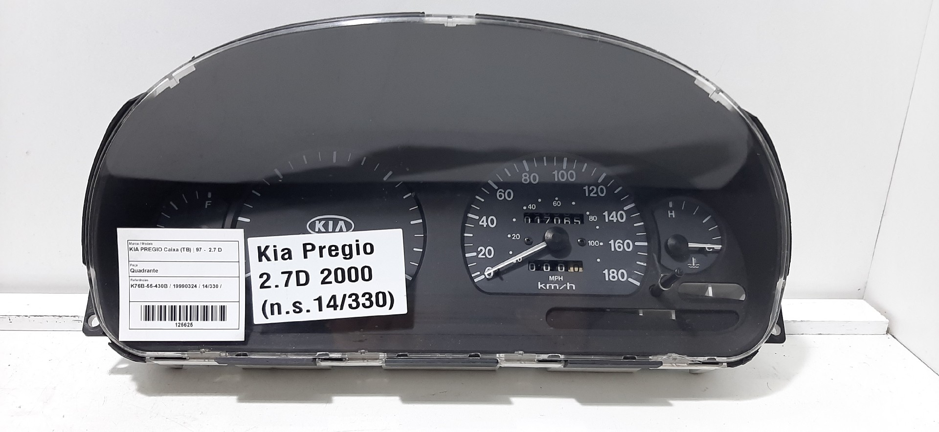 Quadrante KIA PREGIO Caixa (TB) | 97 - 