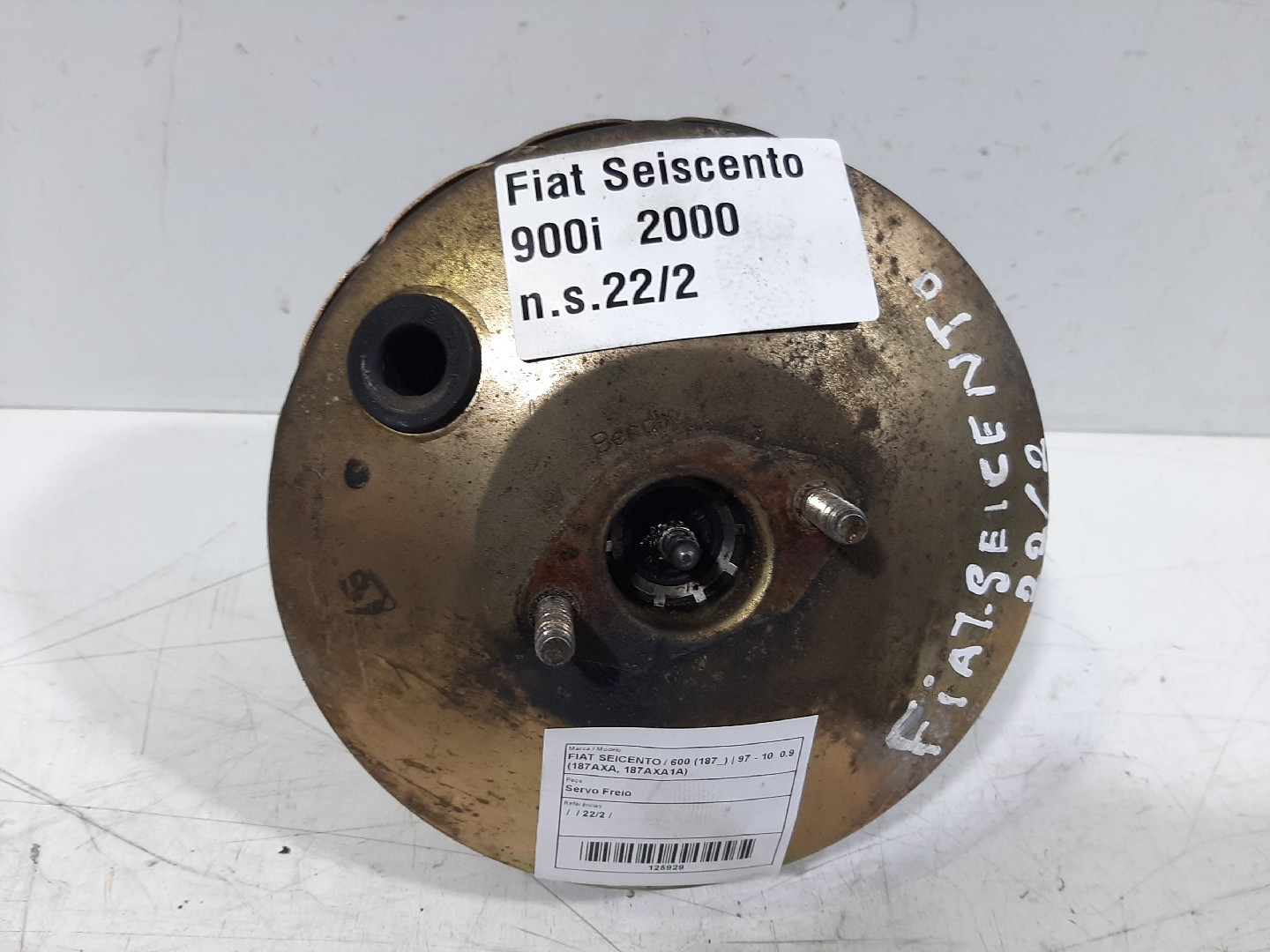Servo Freio FIAT SEICENTO / 600 (187_) | 97 - 10
