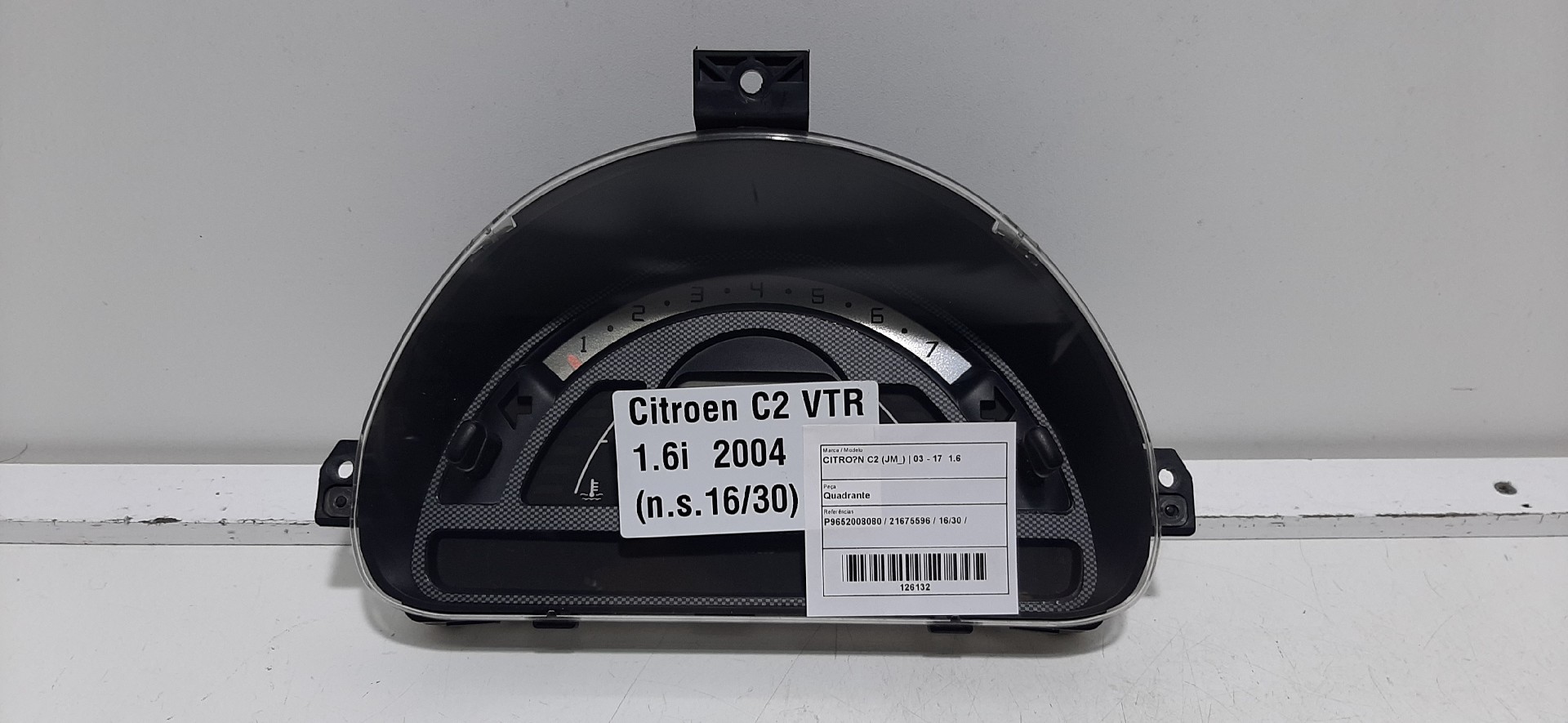 Quadrante CITROEN C2 (JM_) | 03 - 17