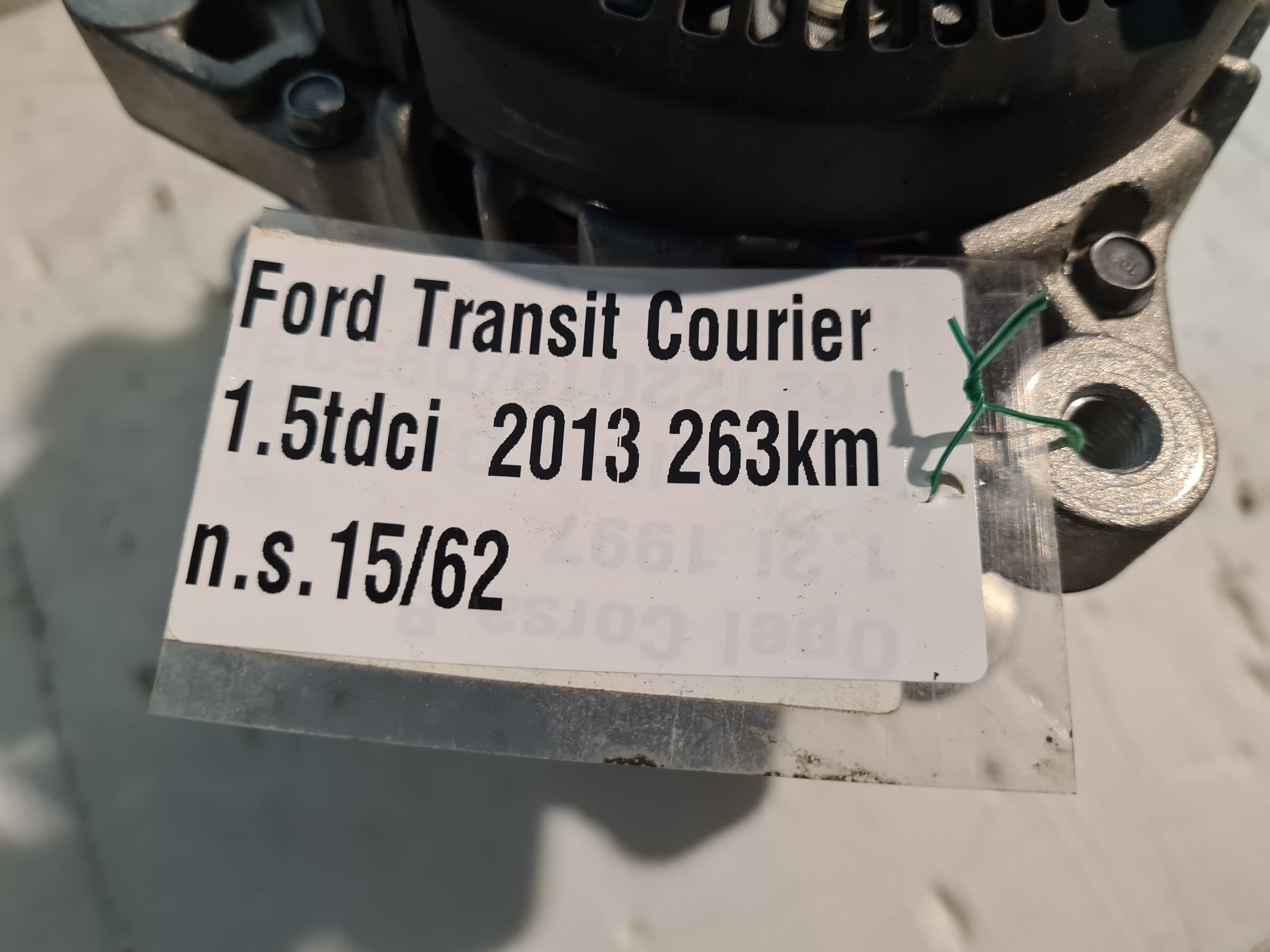 Alternador FORD TRANSIT COURIER B460 Kombi | 14 - 