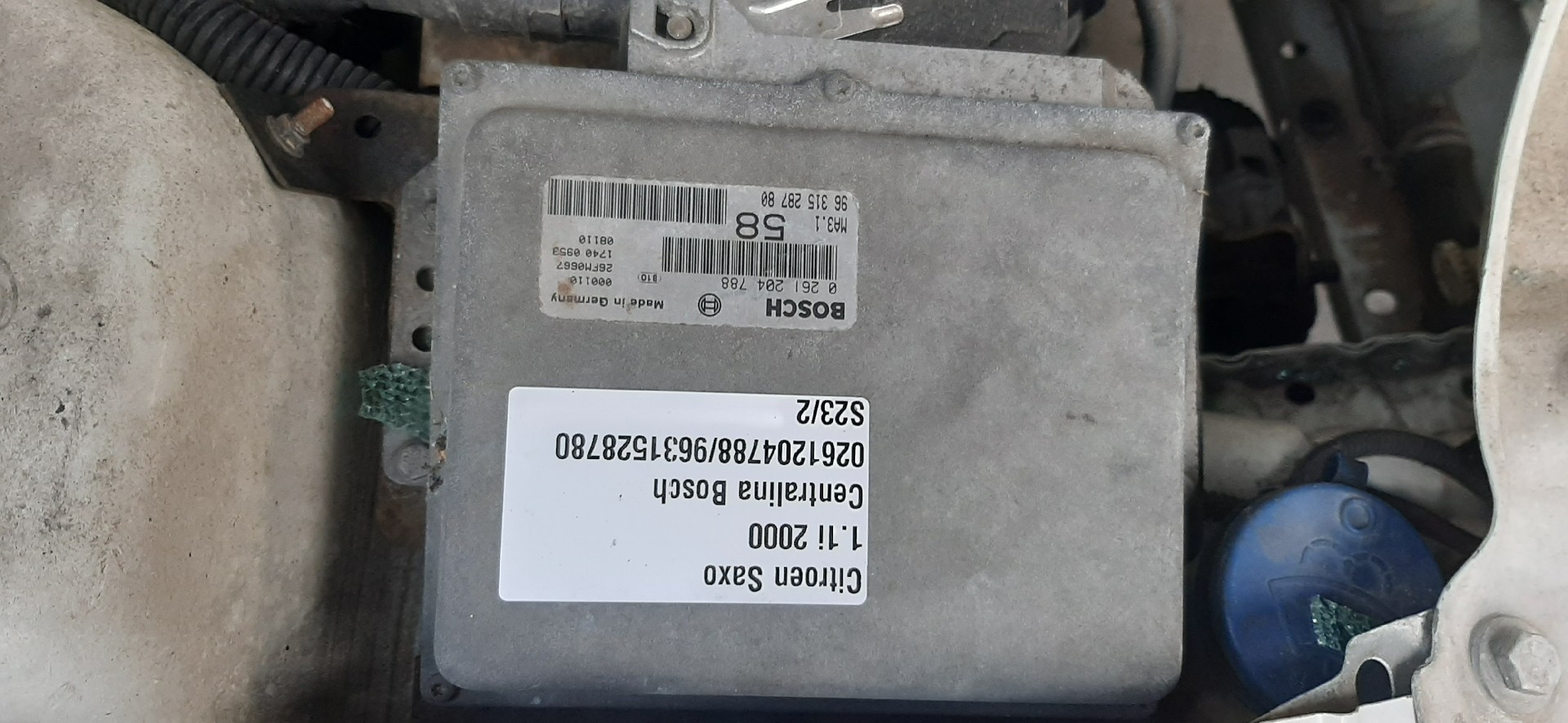 Centralina do Motor CITROEN SAXO (S0, S1) | 96 - 04