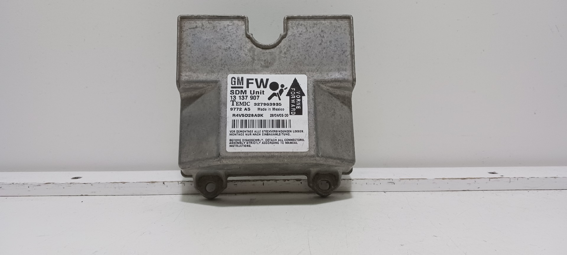 Centralina de Airbags OPEL ZAFIRA A Veículo multiuso (T98) | 99 - 05