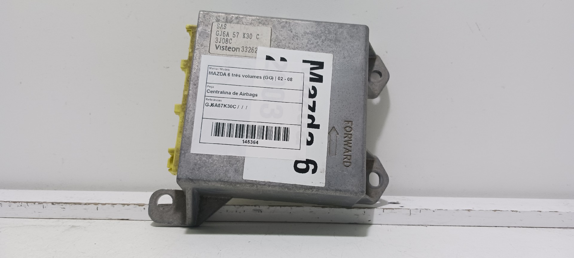 Centralina de Airbags MAZDA 6 três volumes (GG) | 02 - 08