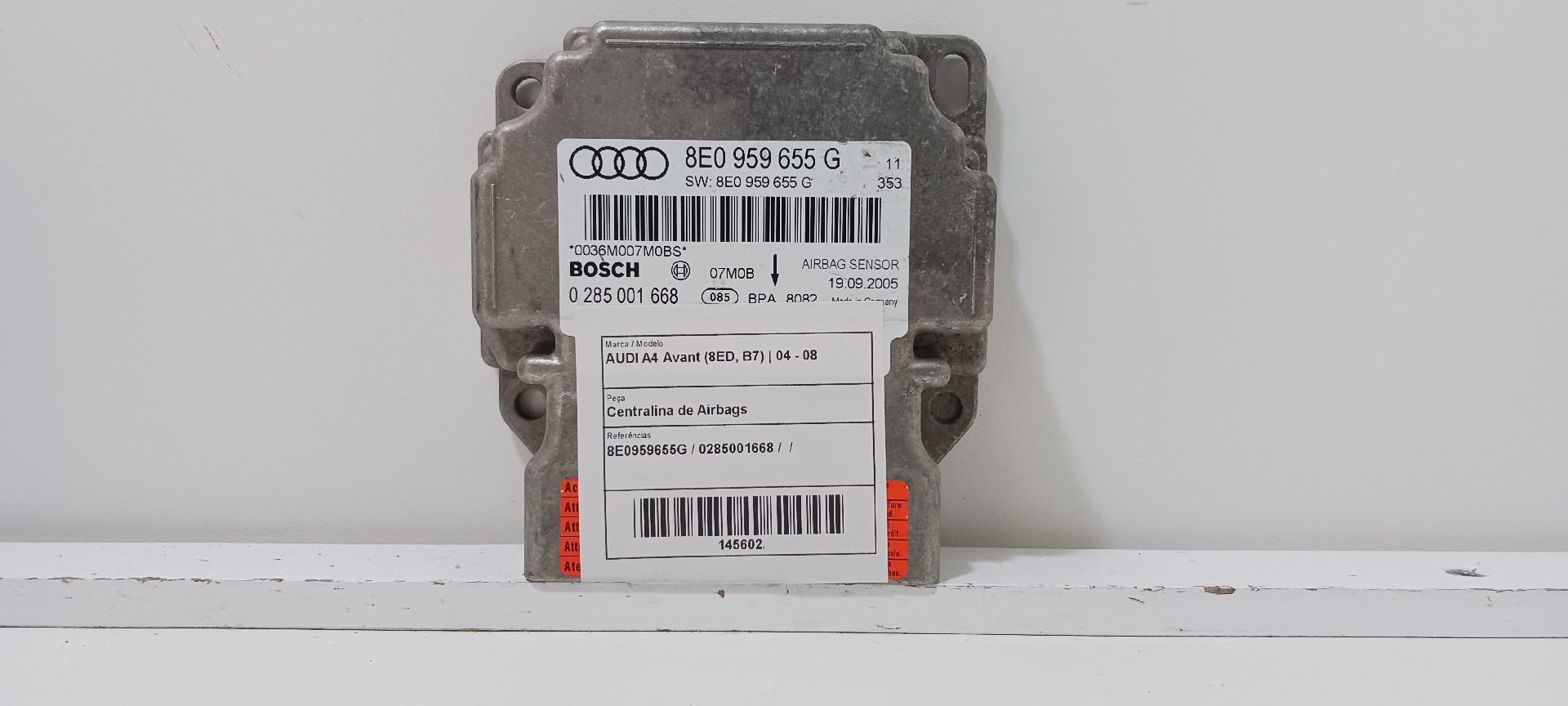Centralina de Airbags AUDI A4 Avant (8ED, B7) | 04 - 08