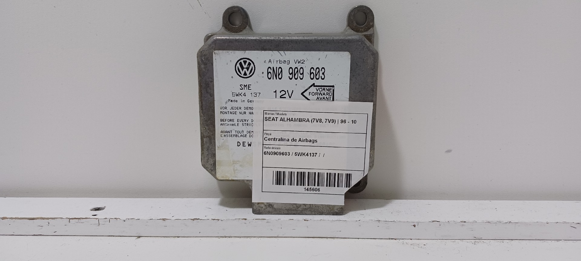 Centralita Airbags SEAT ALHAMBRA (7V8, 7V9) | 96 - 10