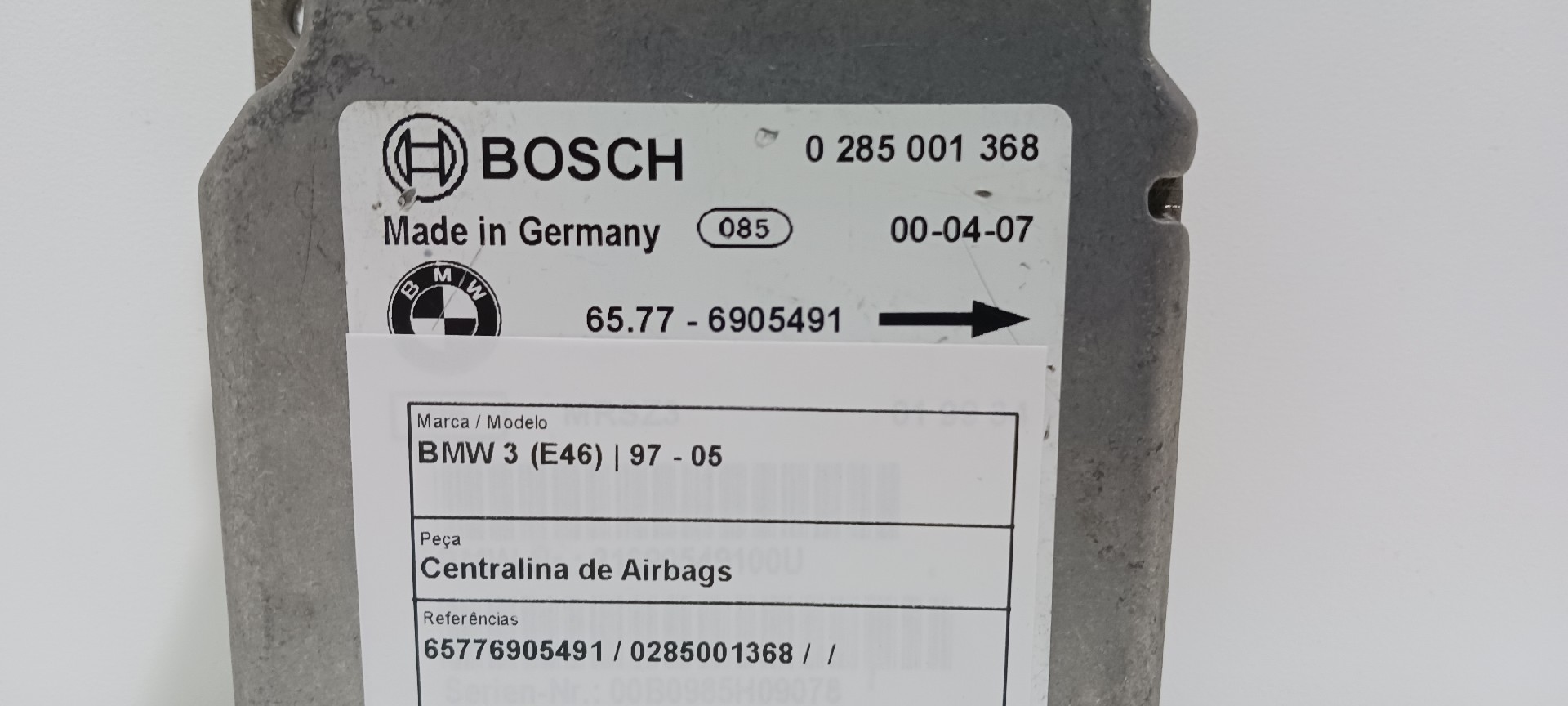 Centralita airbag de Bmw Toledo ii (1m2) 1998-2004 65776905491