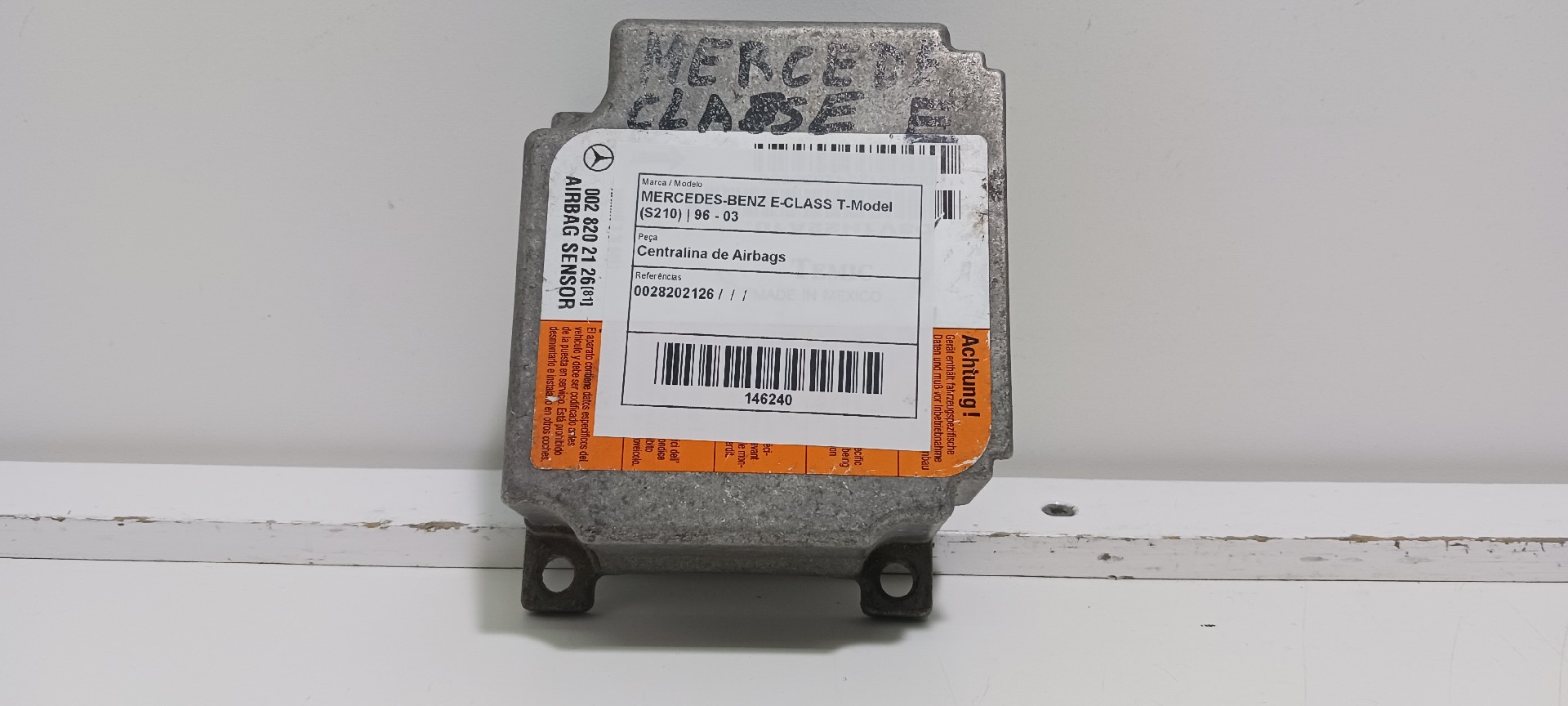 Centralina de Airbags MERCEDES-BENZ E-CLASS T-Model (S210) | 96 - 03