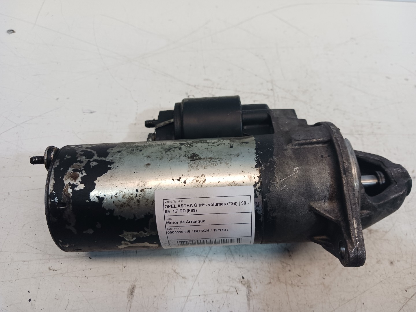 Motor de Arranque OPEL ASTRA G três volumes (T98) | 98 - 09