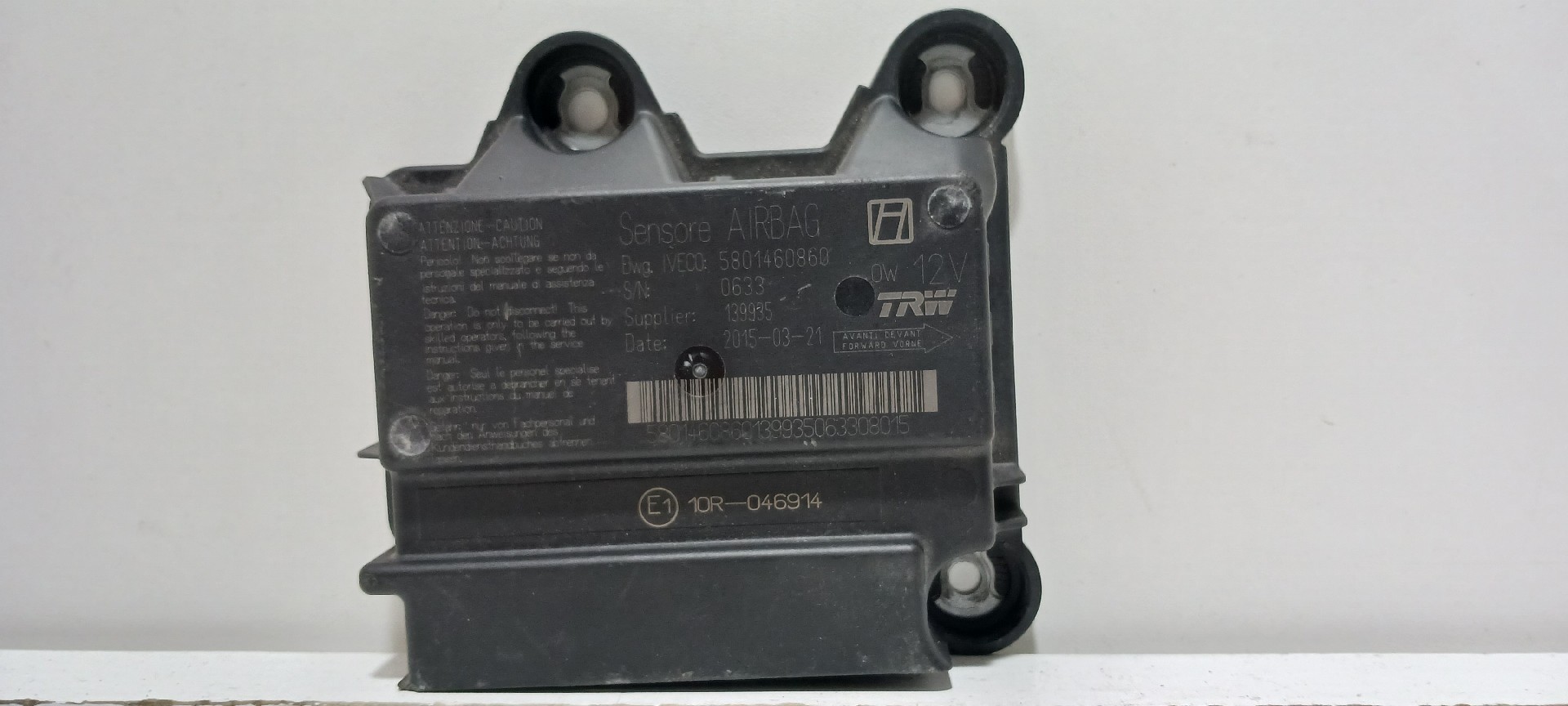 Centralina de Airbags IVECO DAILY V Caixa/Combi | 11 - 14