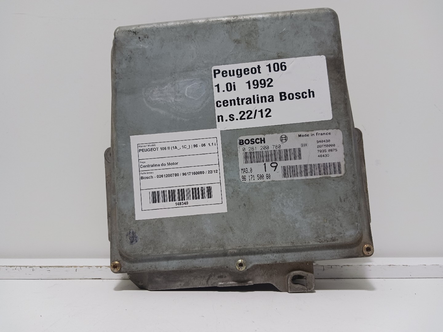 Centralina do Motor PEUGEOT 106 II (1A_, 1C_) | 96 - 05