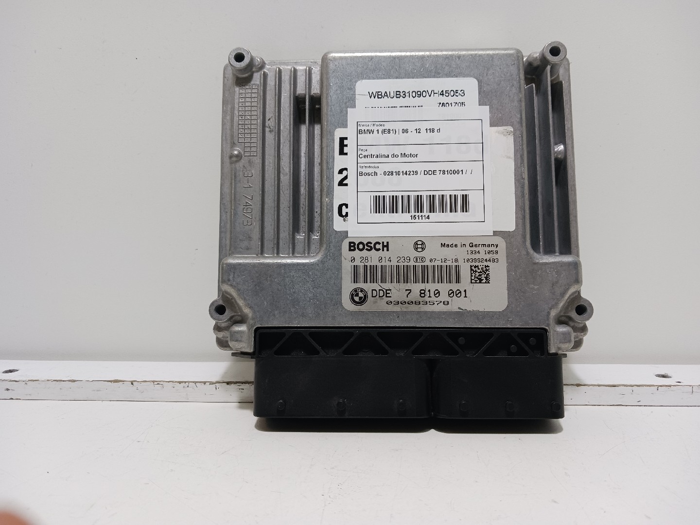 Centralina do Motor BMW 1 (E81) | 06 - 12