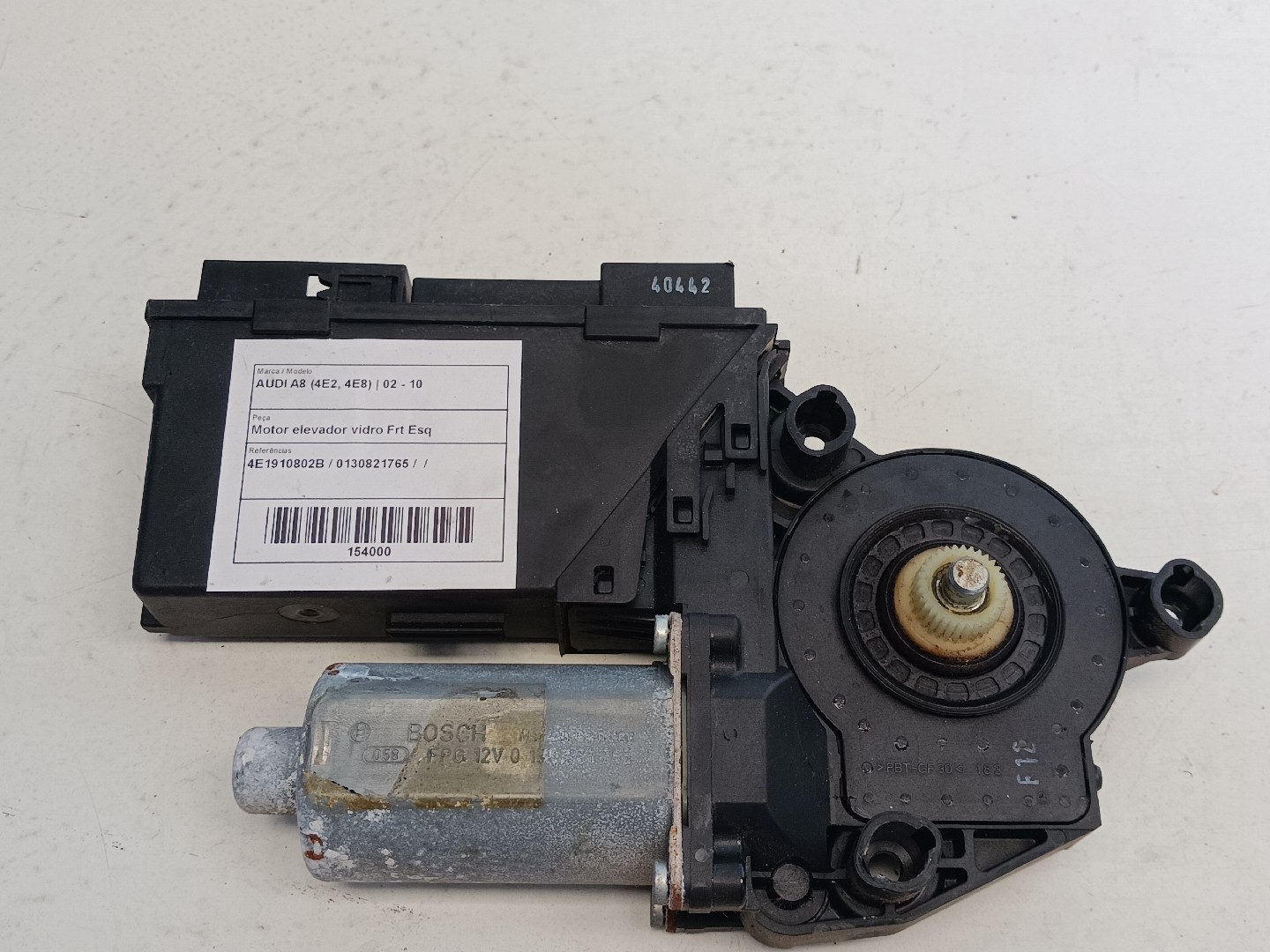 Motor elevador vidro Frt Esq AUDI A8 (4E2, 4E8) | 02 - 10