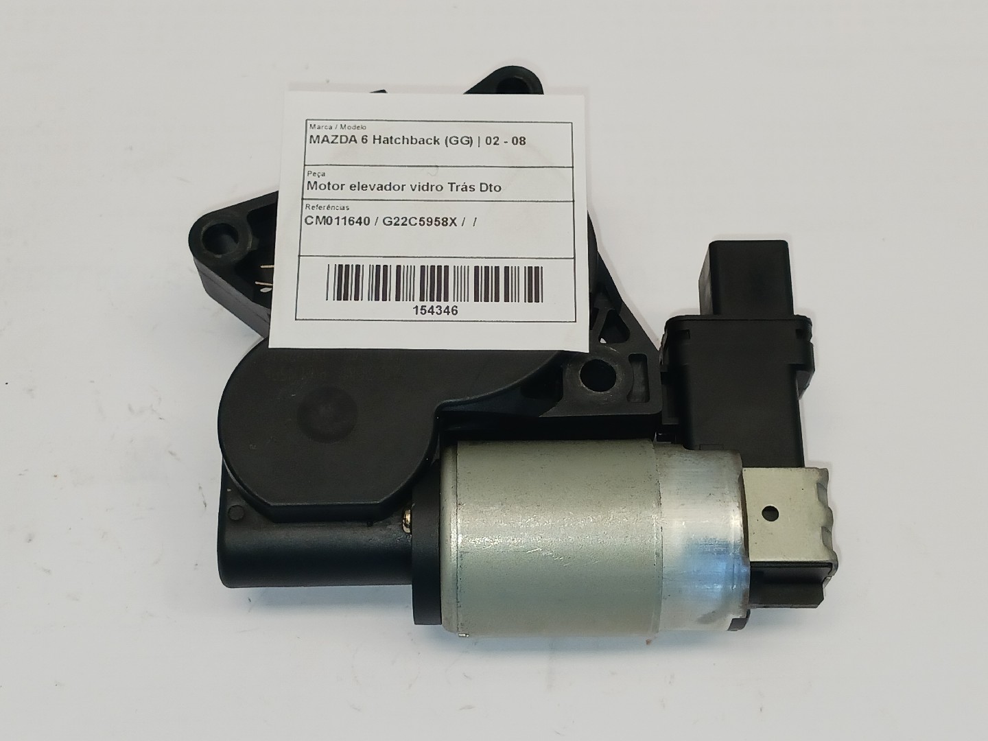 Motor elevador vidro Trás Dto MAZDA 6 Hatchback (GG) | 02 - 08