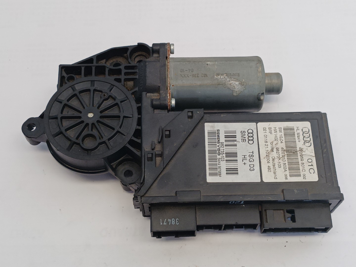 Motor elevador vidro Trás Dto AUDI A8 (4E2, 4E8) | 02 - 10