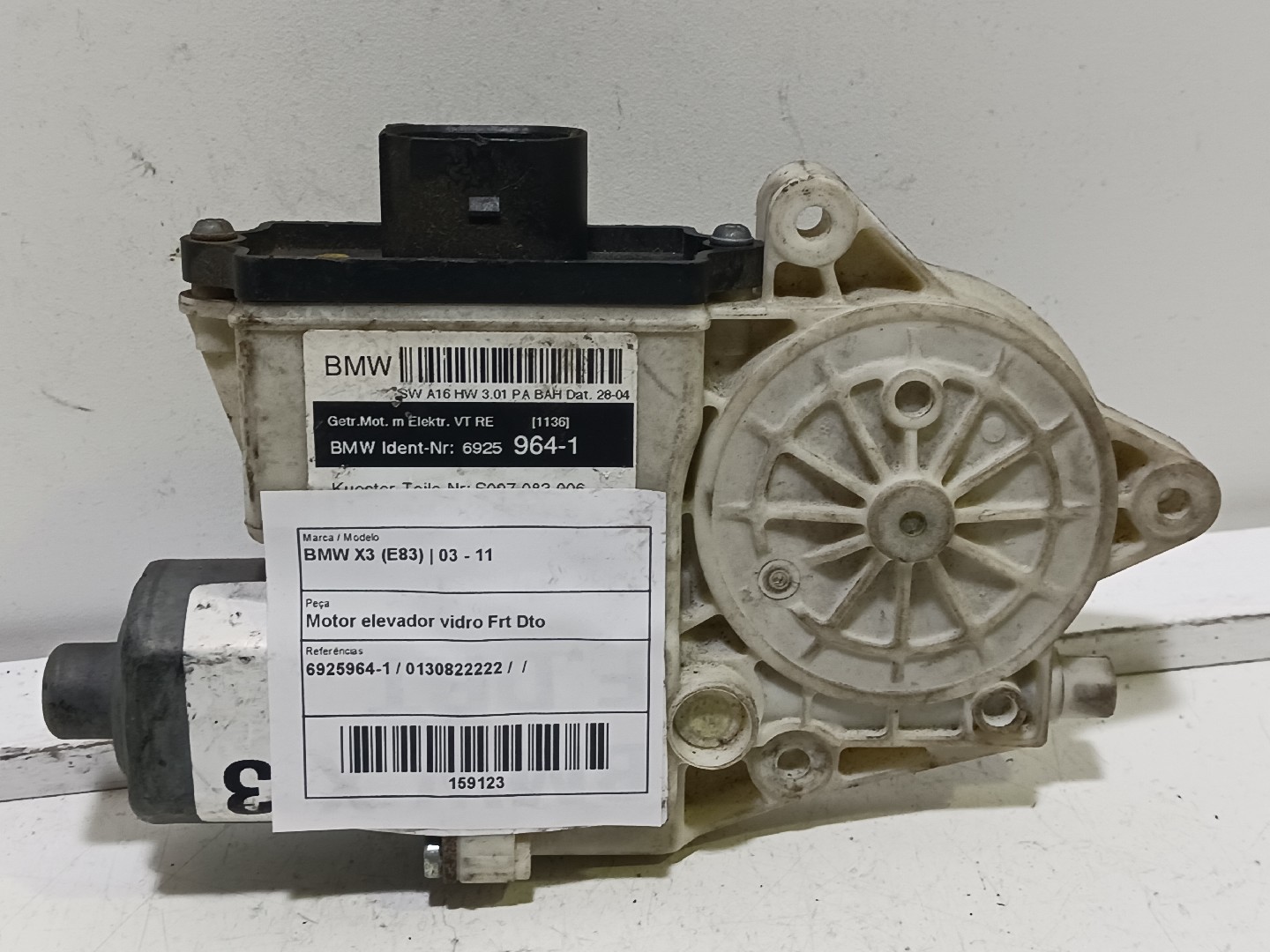 Motor elevador vidro Frt Dto  BMW X3 (E83) | 03 - 11
