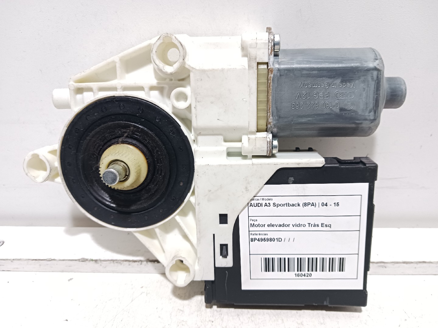 Motor elevador vidro Trás Esq AUDI A3 Sportback (8PA) | 04 - 15