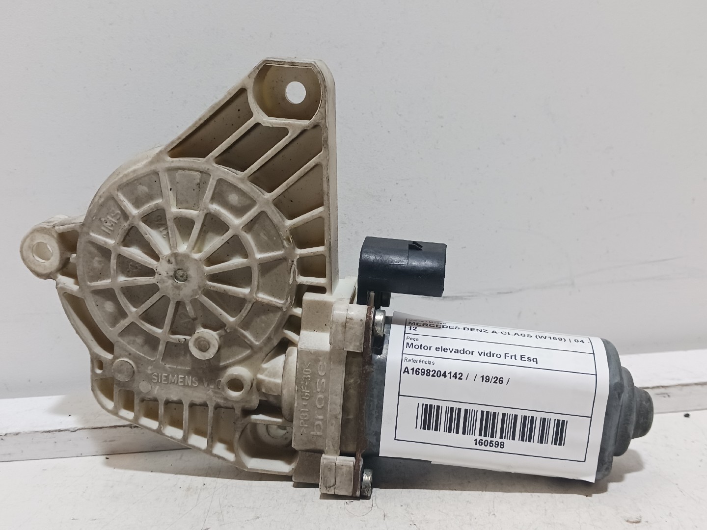 Motor elevador vidro Frt Esq MERCEDES-BENZ A-CLASS (W169) | 04 - 12