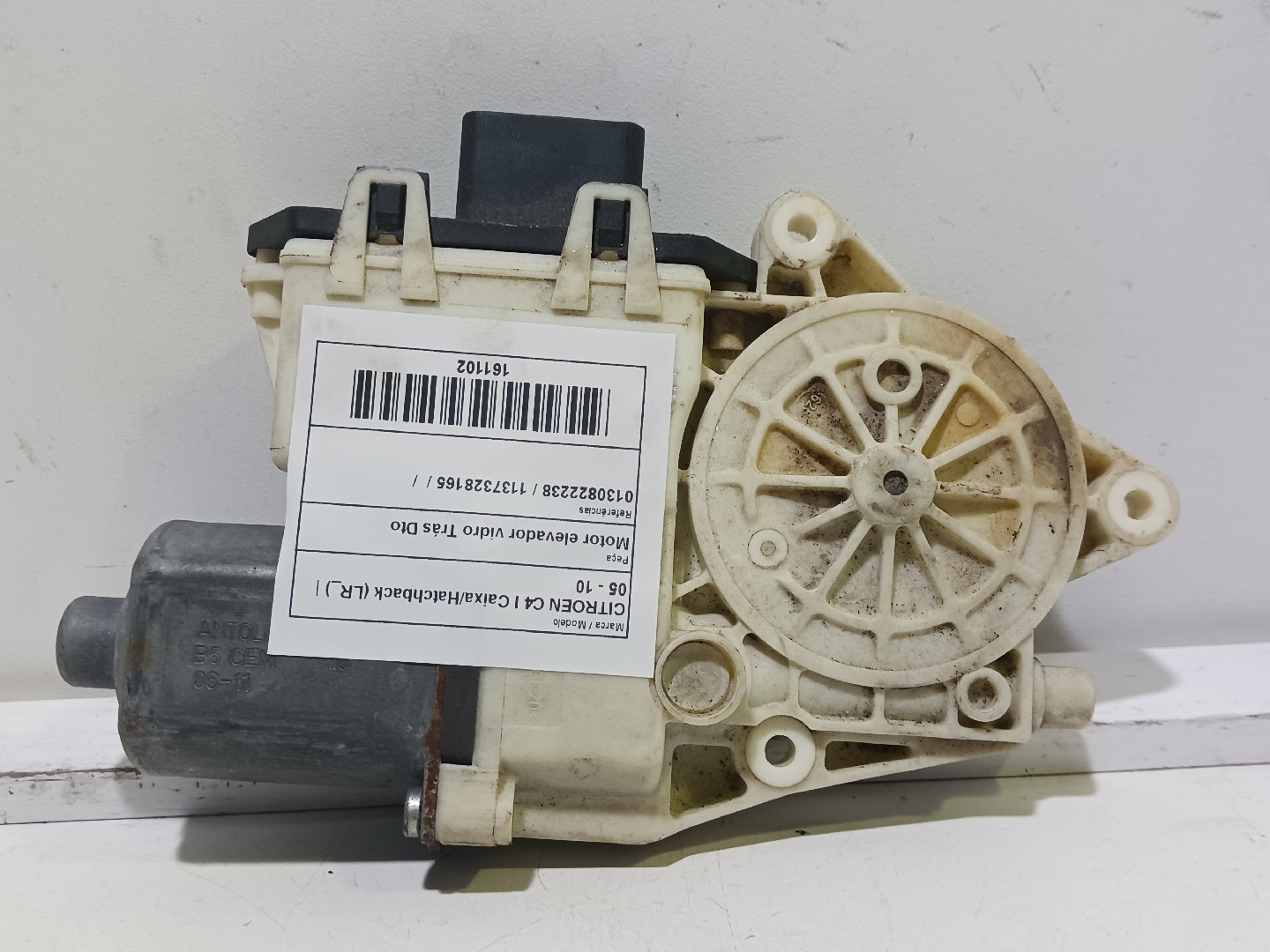Motor elevador vidro Trás Dto CITROEN C4 I Caixa/Hatchback (LR_) | 05 - 10
