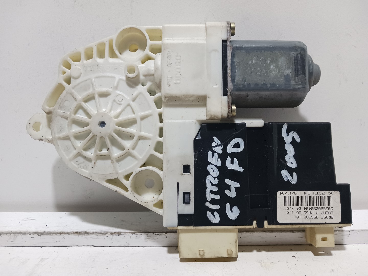 Motor elevador vidro Frt Dto  CITROEN C4 I Caixa/Hatchback (LR_) | 05 - 10