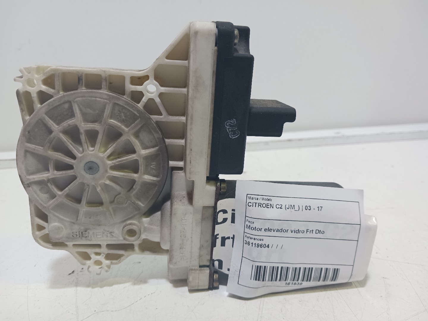 Motor elevador vidro Frt Dto  CITROEN C2 (JM_) | 03 - 17