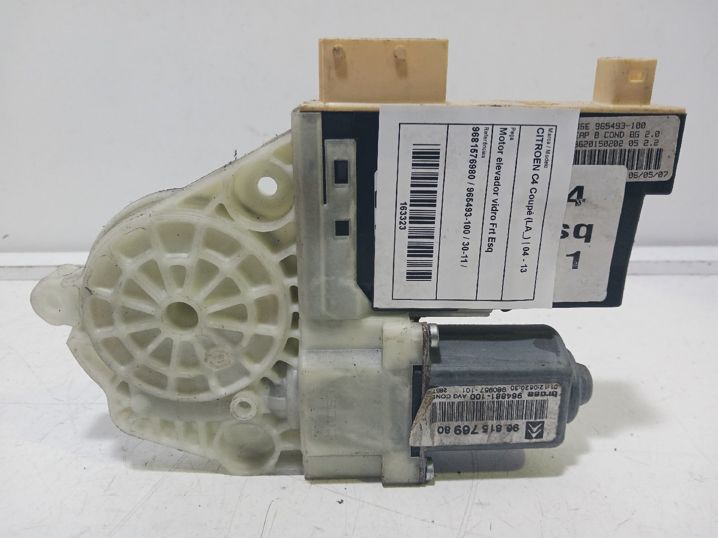 Motor elevador vidro Frt Esq CITROEN C4 Coupé (LA_) | 04 - 13