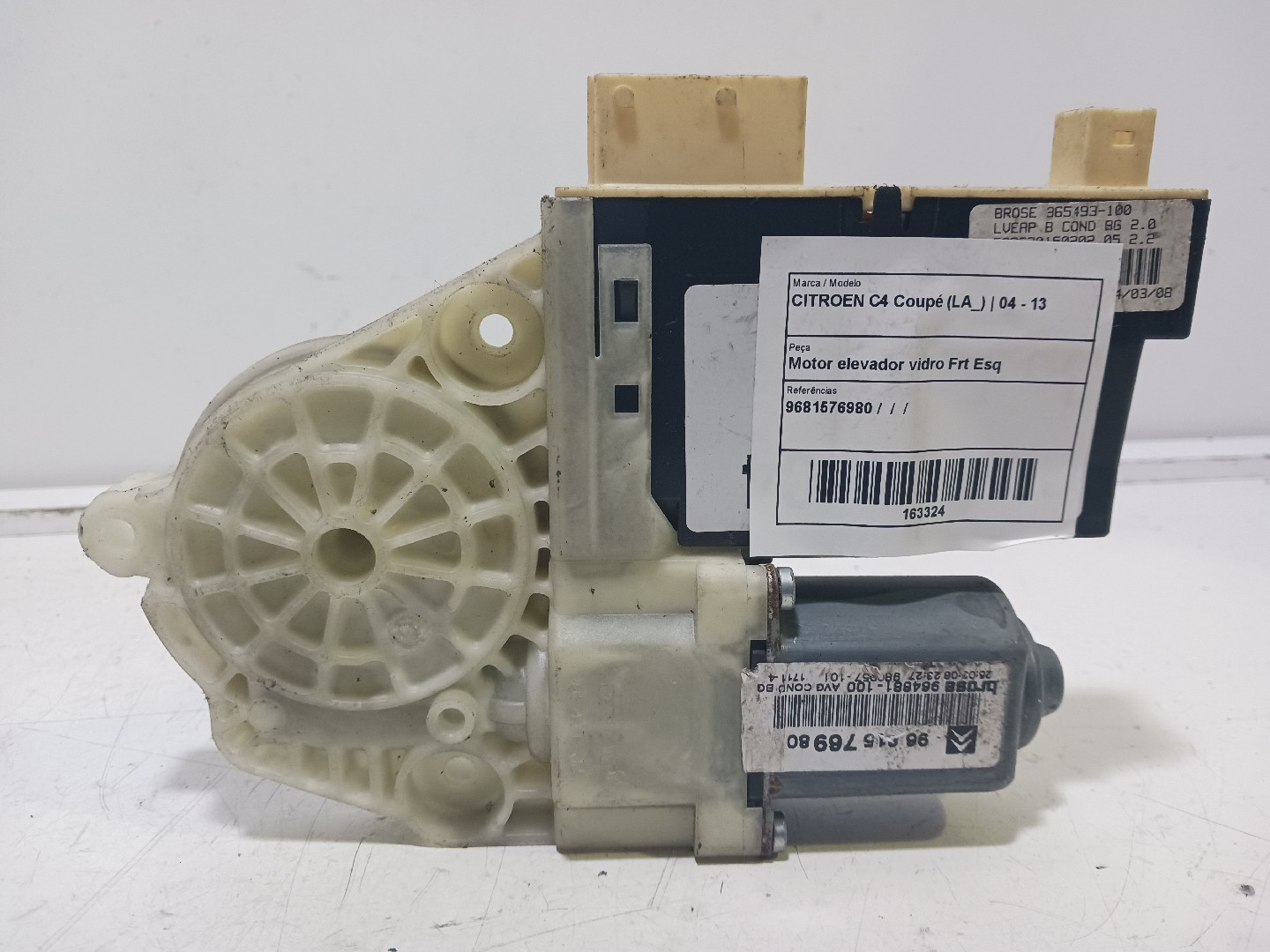 Motor elevador vidro Frt Esq CITROEN C4 Coupé (LA_) | 04 - 13