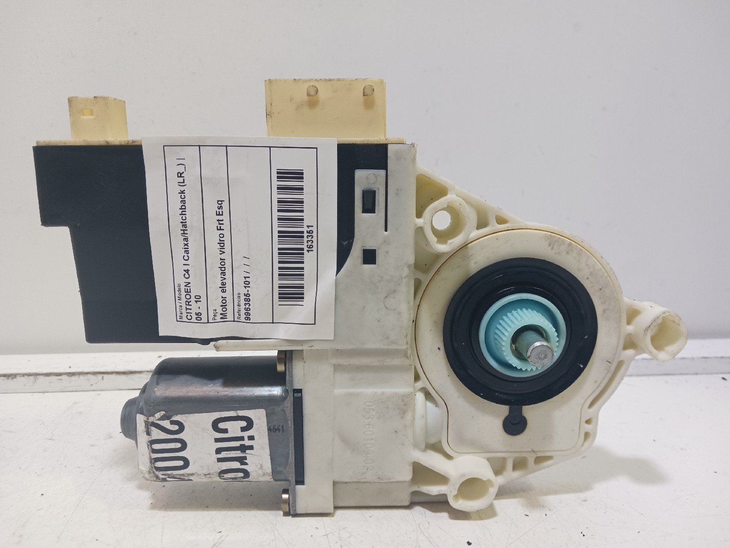 Motor elevador vidro Frt Esq CITROEN C4 I Caixa/Hatchback (LR_) | 05 - 10
