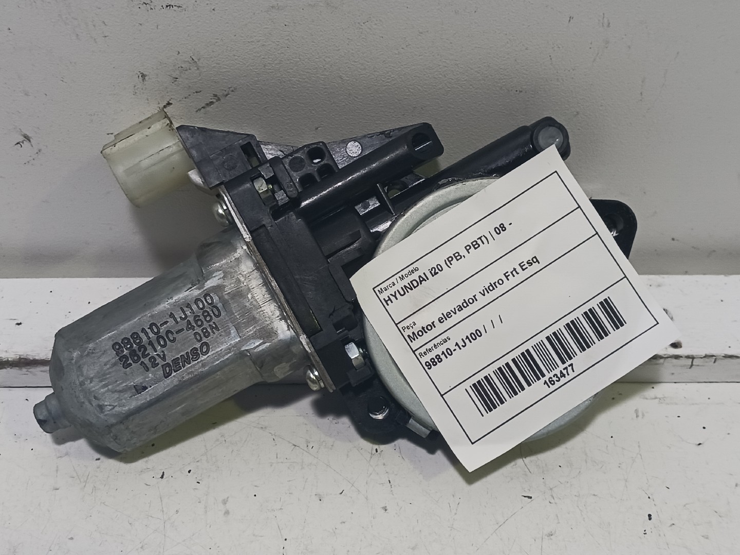 Motor elevador vidro Frt Esq HYUNDAI i20 (PB, PBT) | 08 - 