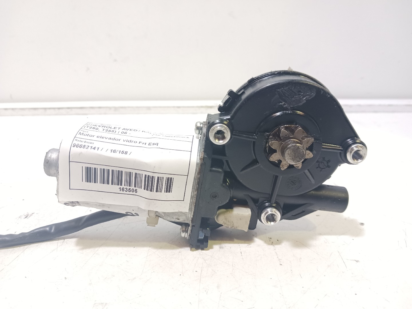 Motor elevador vidro Frt Esq CHEVROLET AVEO / KALOS Hatchback (T250, T255) | 06 - 