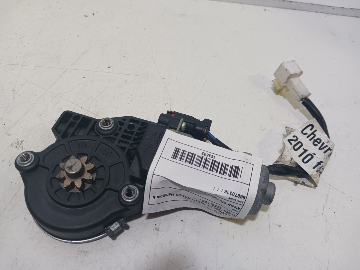 Motor elevador vidro Frt Esq CHEVROLET AVEO / KALOS Hatchback (T250, T255) | 06 - 