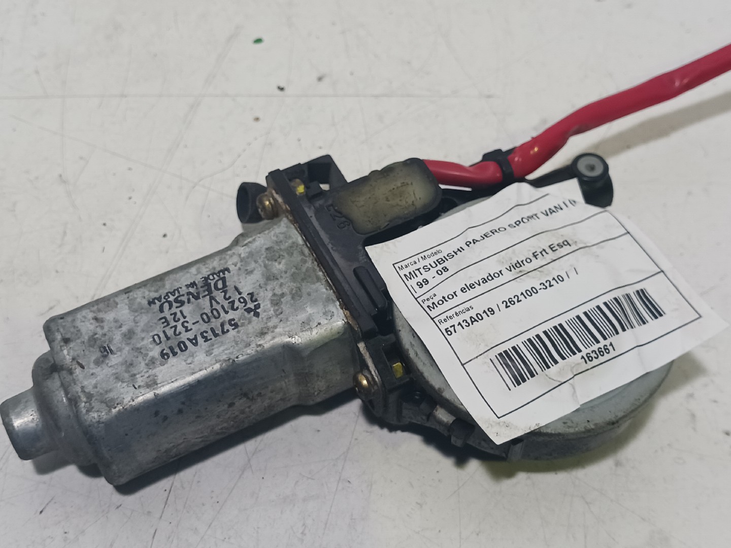 Motor elevador vidro Frt Esq MITSUBISHI PAJERO SPORT VAN I (K90) | 99 - 08