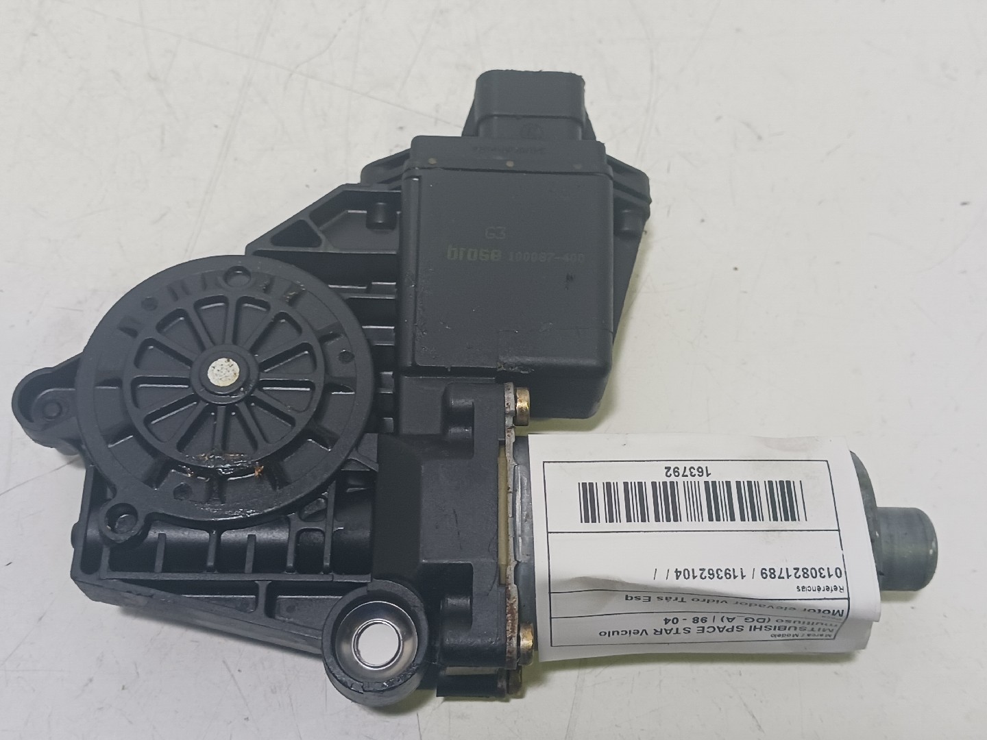Motor elevador vidro Trás Esq MITSUBISHI SPACE STAR Veículo multiuso (DG_A) | 98 - 04