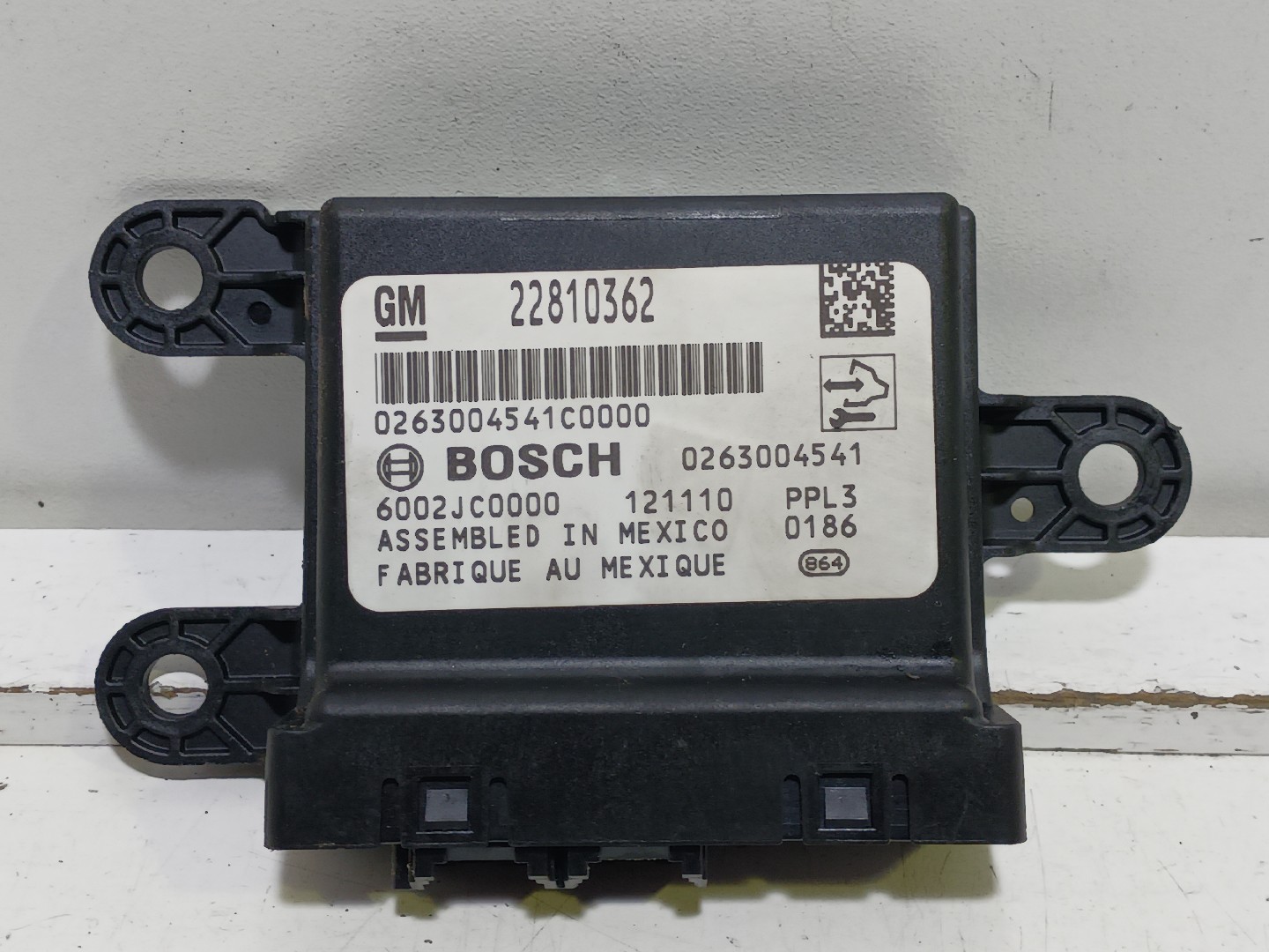 Modulo sensores de estacionamento OPEL ASTRA J (P10) | 09 - 15
